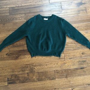 Women’s Forest Green Crew Neck Sweater